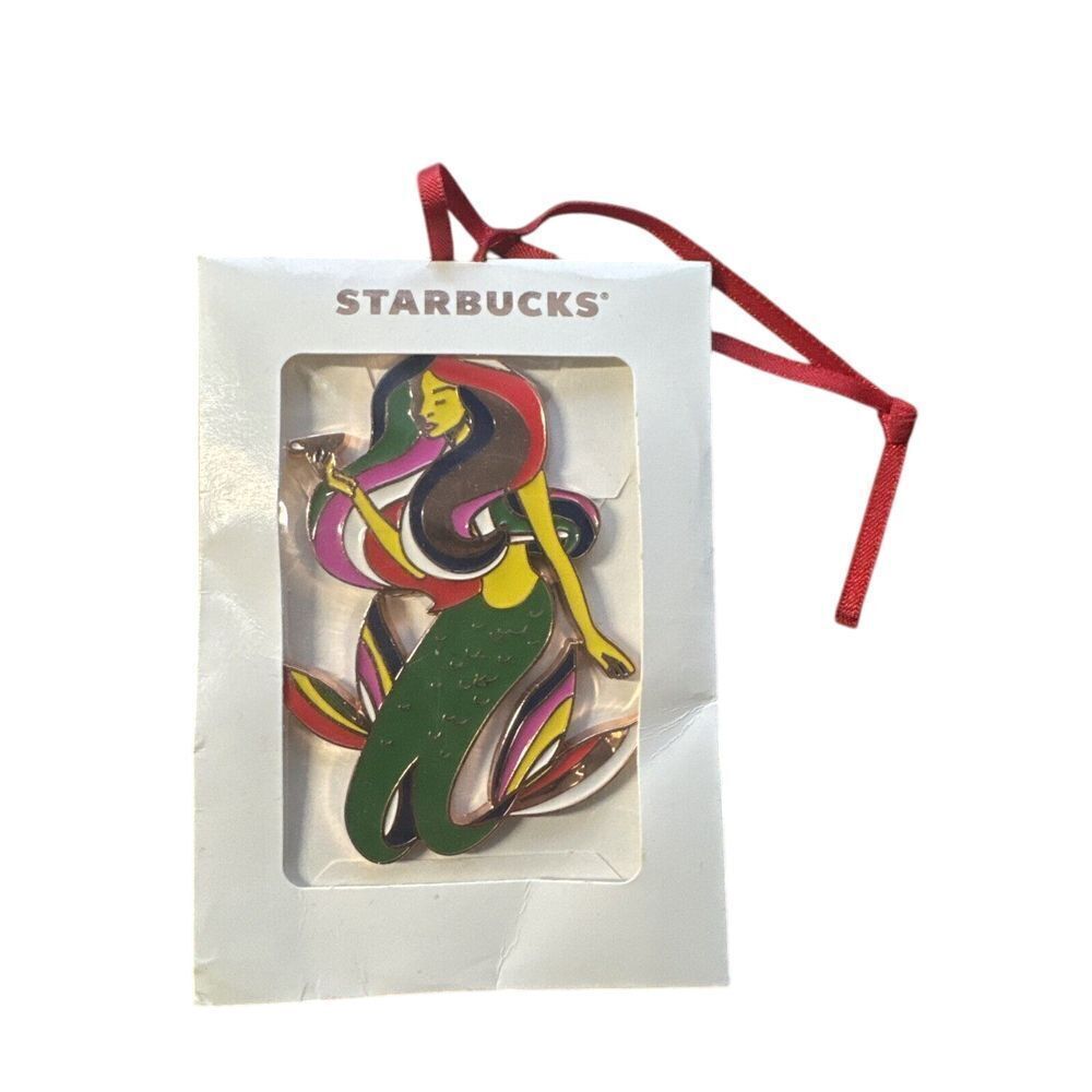 Starbucks Enamel MERMAID‎ 2017 - CHRISTMAS TREE ORNAMENT